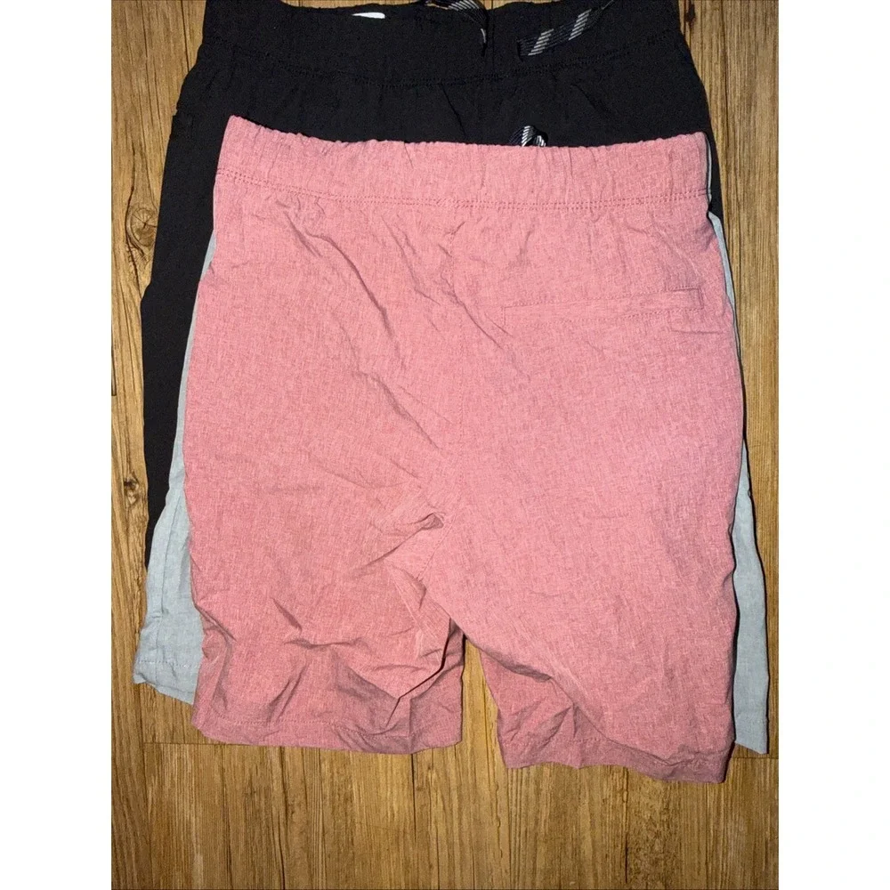 Old Navy Boys XL (14/16) Quick Dry Stretch  Athletic Shorts Lot Of 3 Black Grey